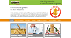 Desktop Screenshot of intolerancegluten.com