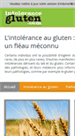 Mobile Screenshot of intolerancegluten.com
